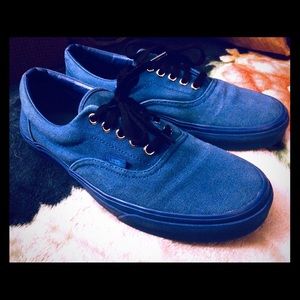 Blue classic vans in good condition